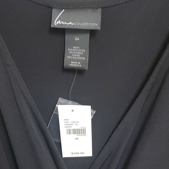 LANE BRYANT Peplum Dress - Size 24 - Picture 4 of 6